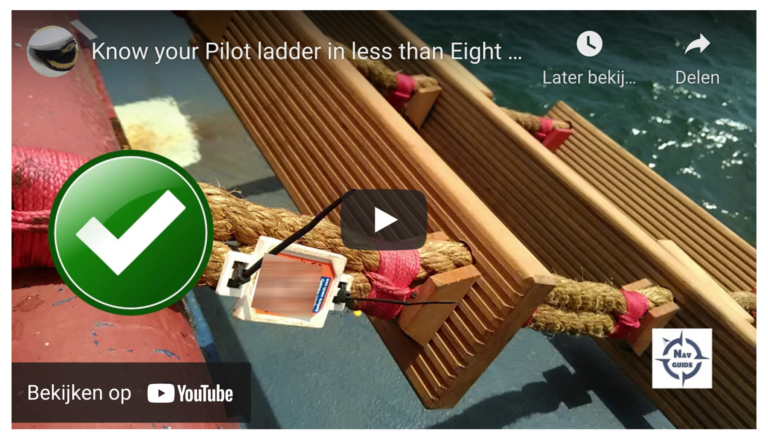 Know your pilot ladder in less than eight minutes